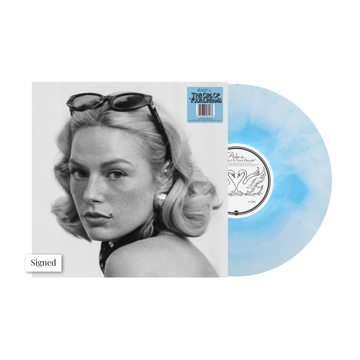 The Girl Of Your Dreams - Signed Limited Edition Blue & White Swirled Vinyl